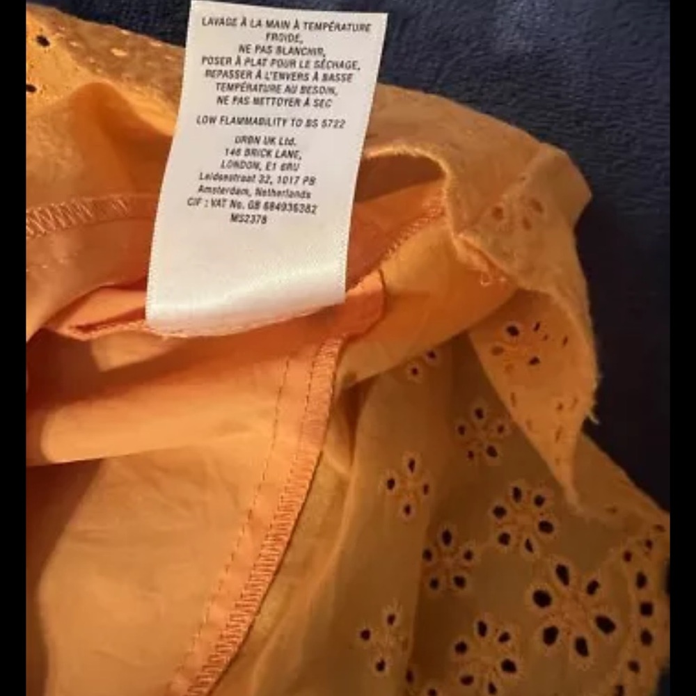 Anthropologie Tank Top Josephine Mare Mare Lg Eyelet Festival Beach Retro NWT - Picture 12 of 14